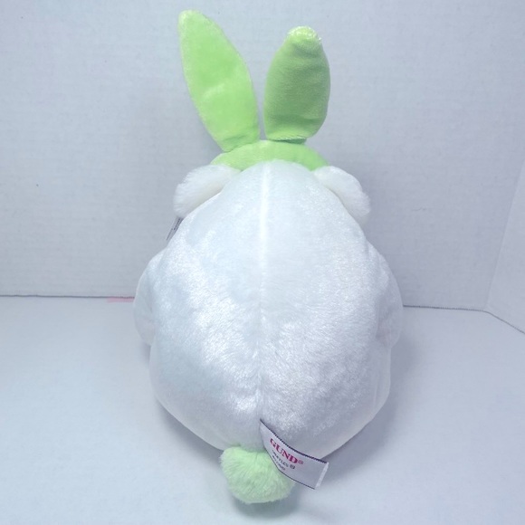 BNWT GUND SNUFFLES 4033518 w GREEN BUNNY EARS PRISTINE 10” - Picture 5 of 11